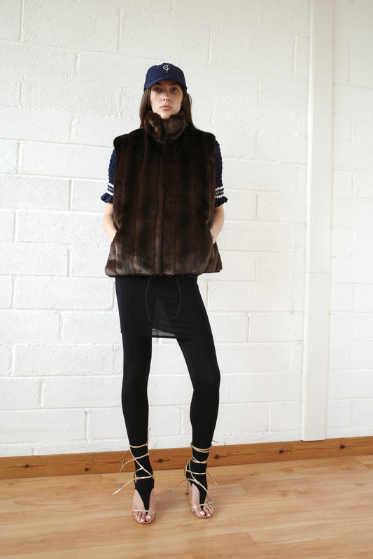 The Faux Mink Gilet