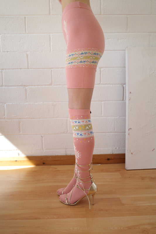 Knee High Salmon Sock