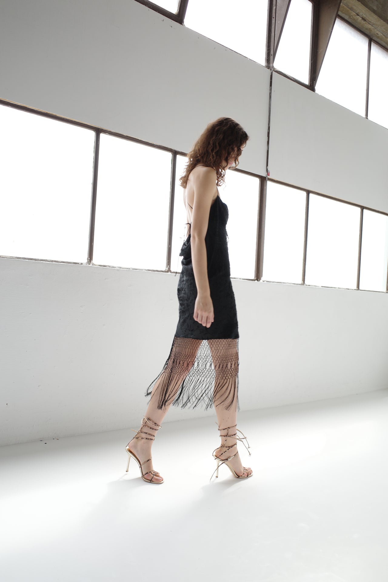 The Demi Couture Piano Shawl Mini Dress