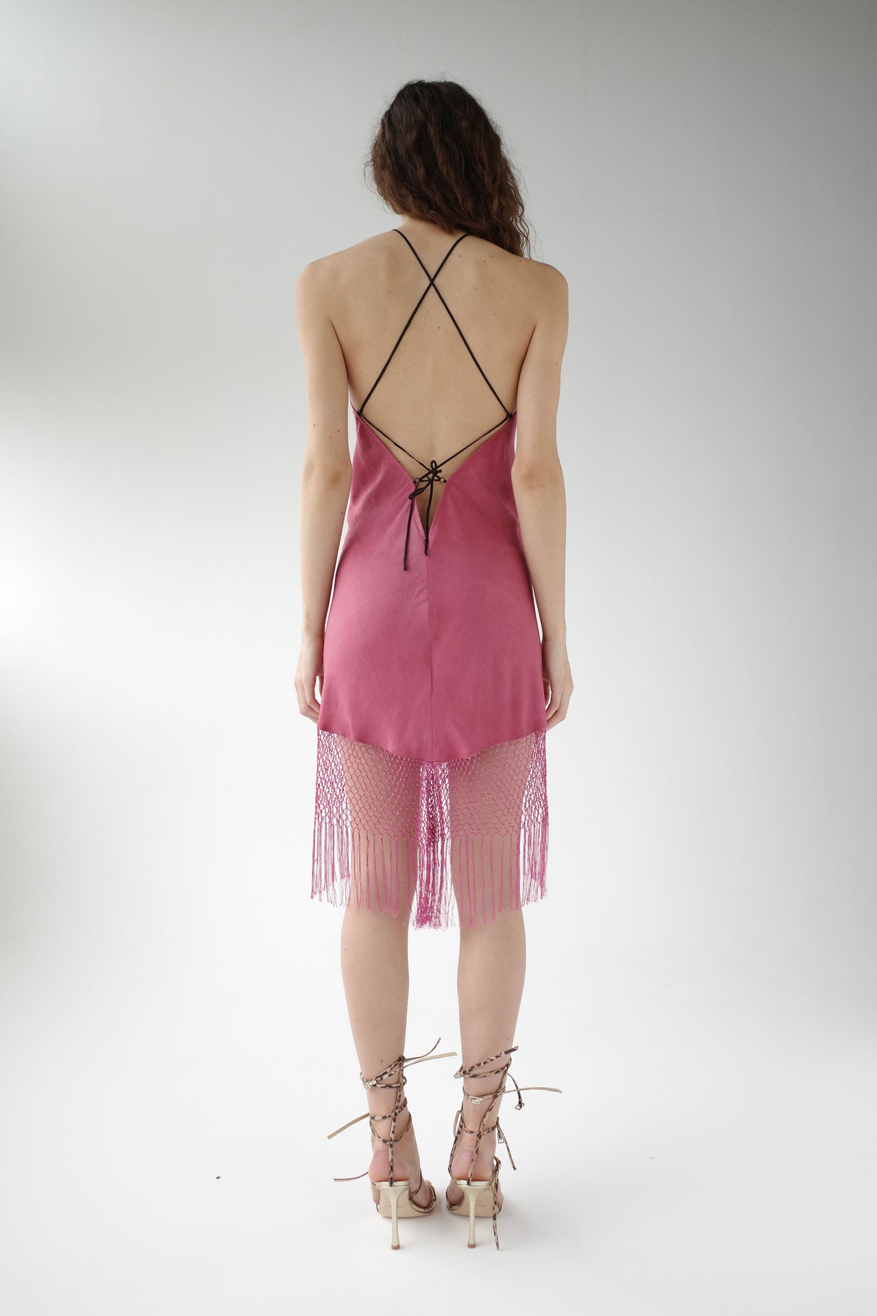 The Demi Couture Piano Shawl Mini Dress- Extra Small