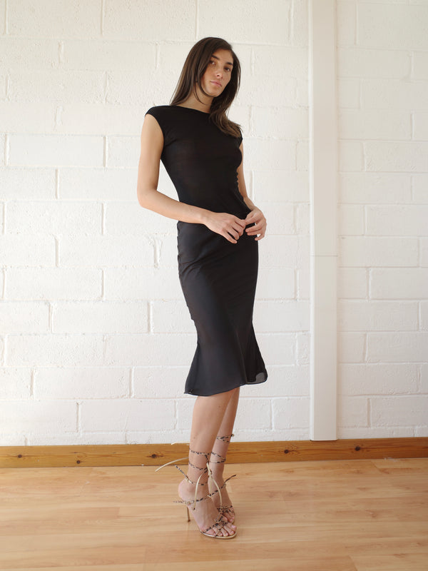 The P.S. Midi Dress - Black