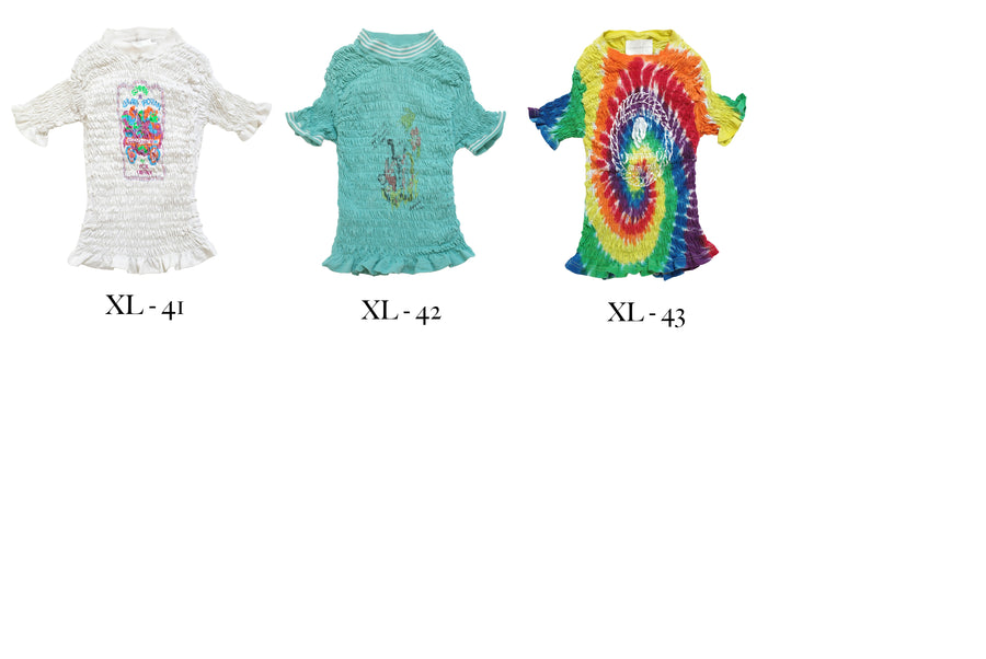 The Reconstituted Shirred T-shirt