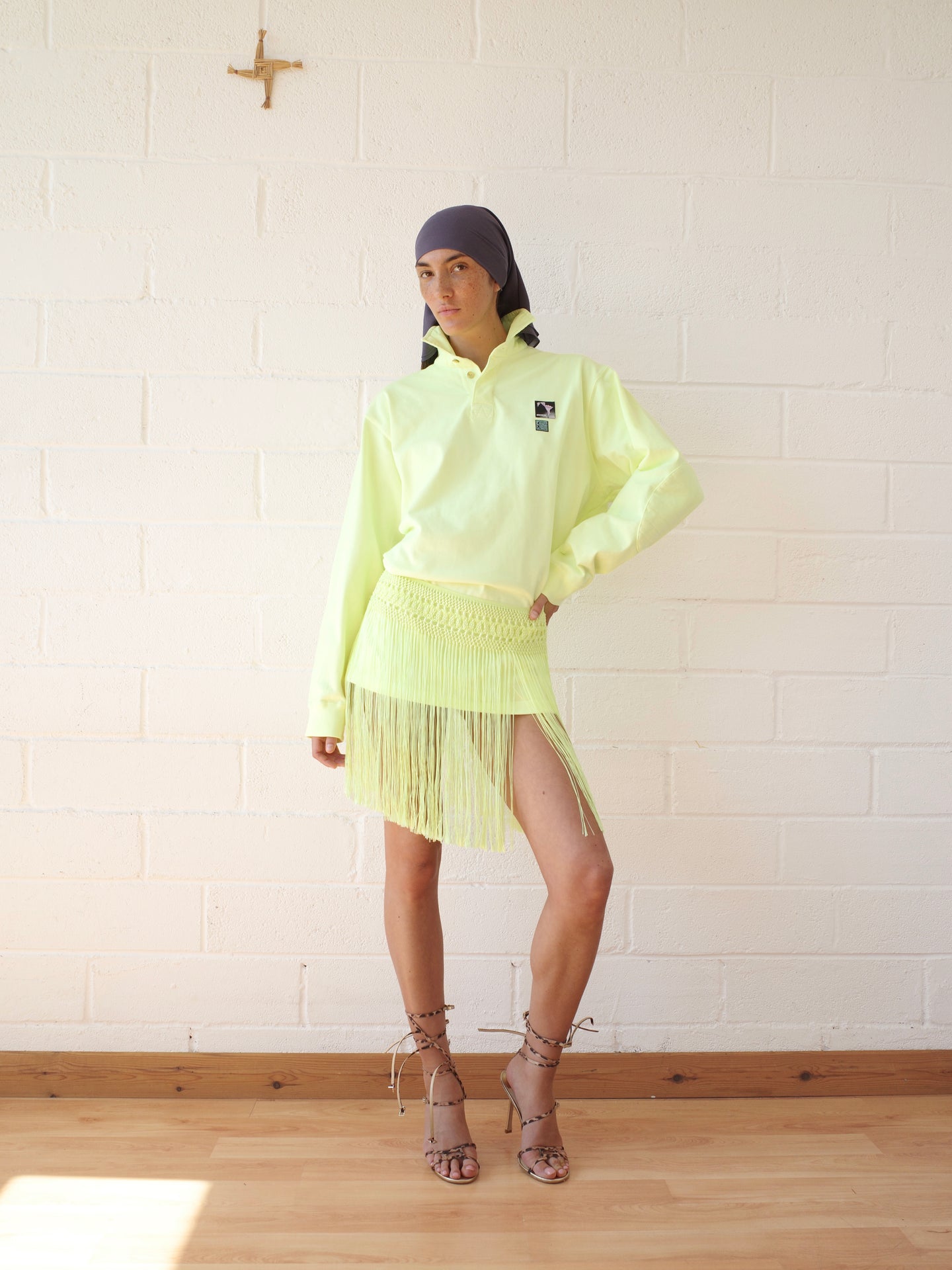 The Neon Yellow Macrame Belt