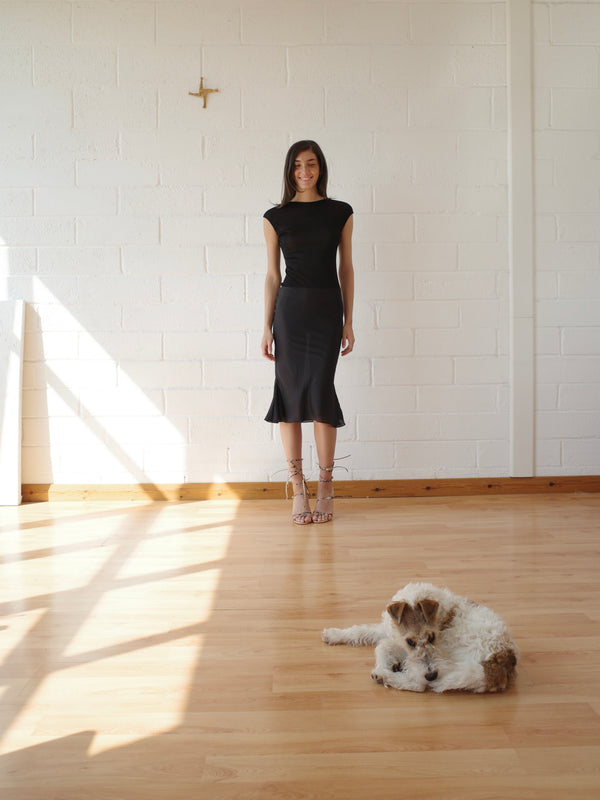 The P.S. Midi Dress - Black