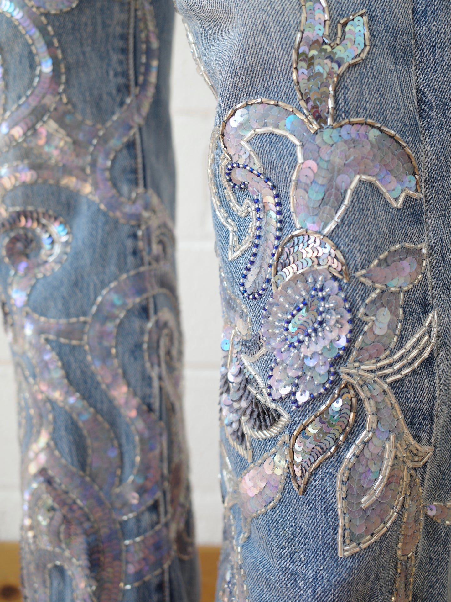 The Reconstituted Vintage Sequin Jean