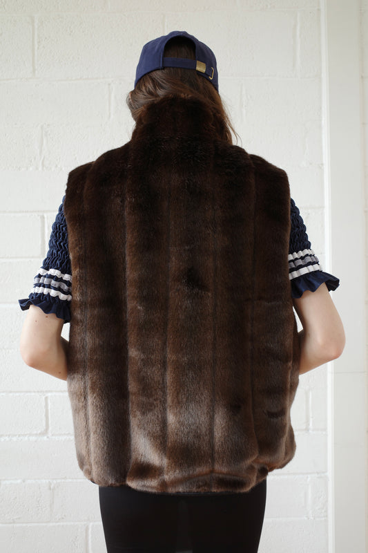 The Faux Mink Gilet