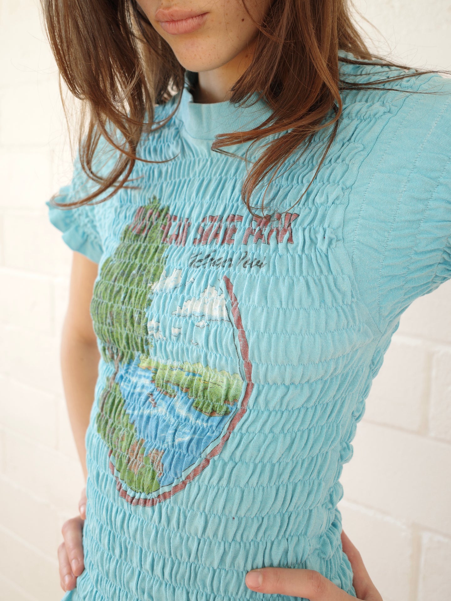 The Reconstituted Shirred T-shirt