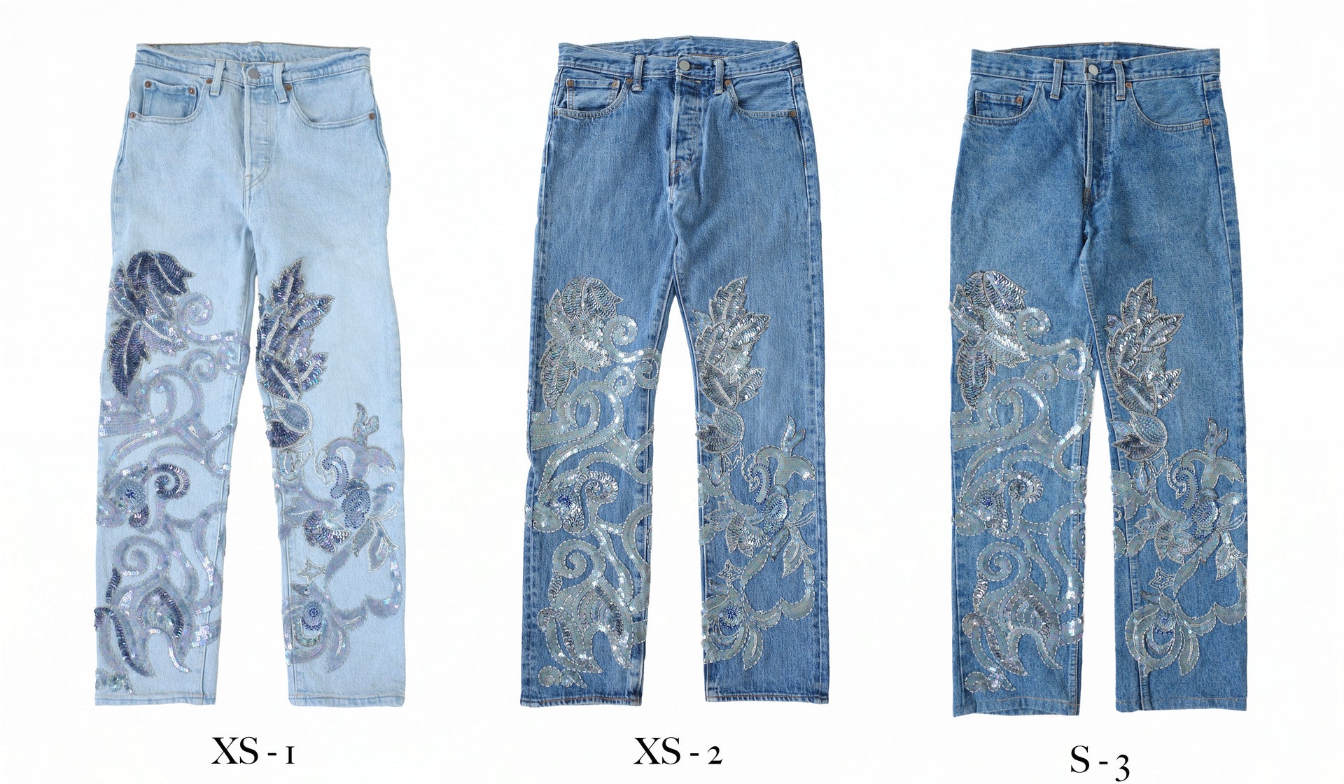 The Reconstituted Vintage Sequin Jean